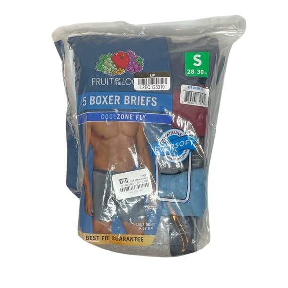 Fruit Of The Loom Men's Beyond Soft Boxer Briefs - 5-Pack, Moisture-Wicking, Tag-Free - View #4